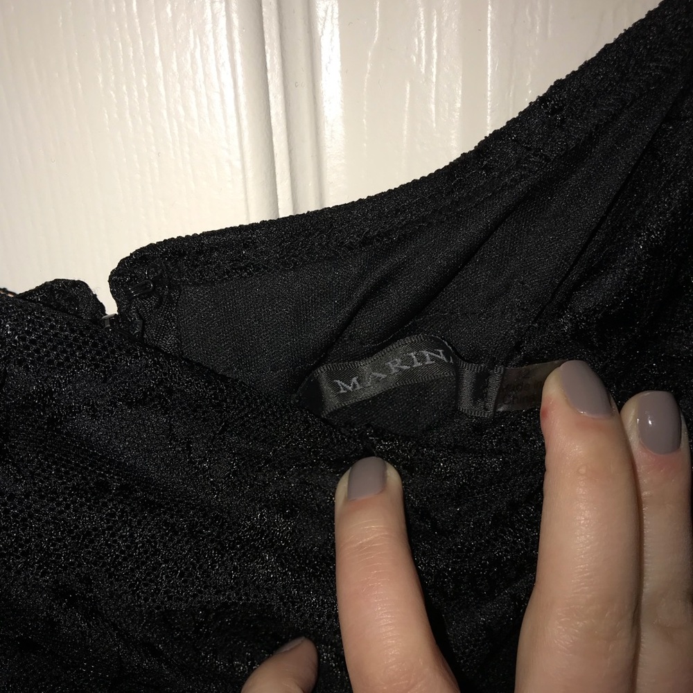 NWT Marina BLACK lace dress - Picture 6 of 7